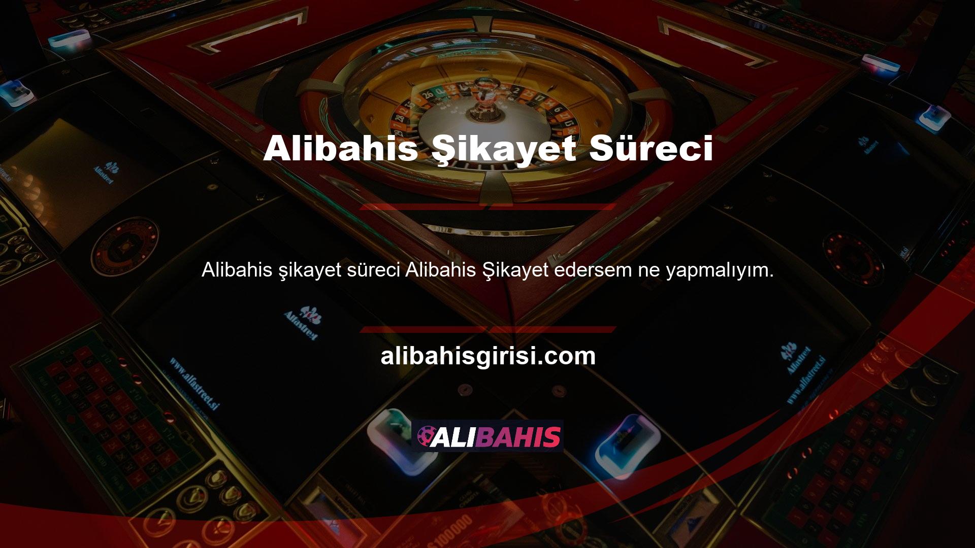 Alibahis canlı bahis sitesi ülkemizde yasadışıdır çünkü site ile ilgili sorunlarınızı taşıyamazsınız